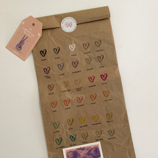 Los tonos de cojines en papel kraft para utilizar con tus sellos personalizados