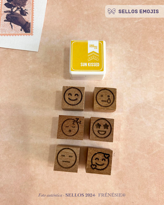 Sellos emojis · Box de 6 sellos